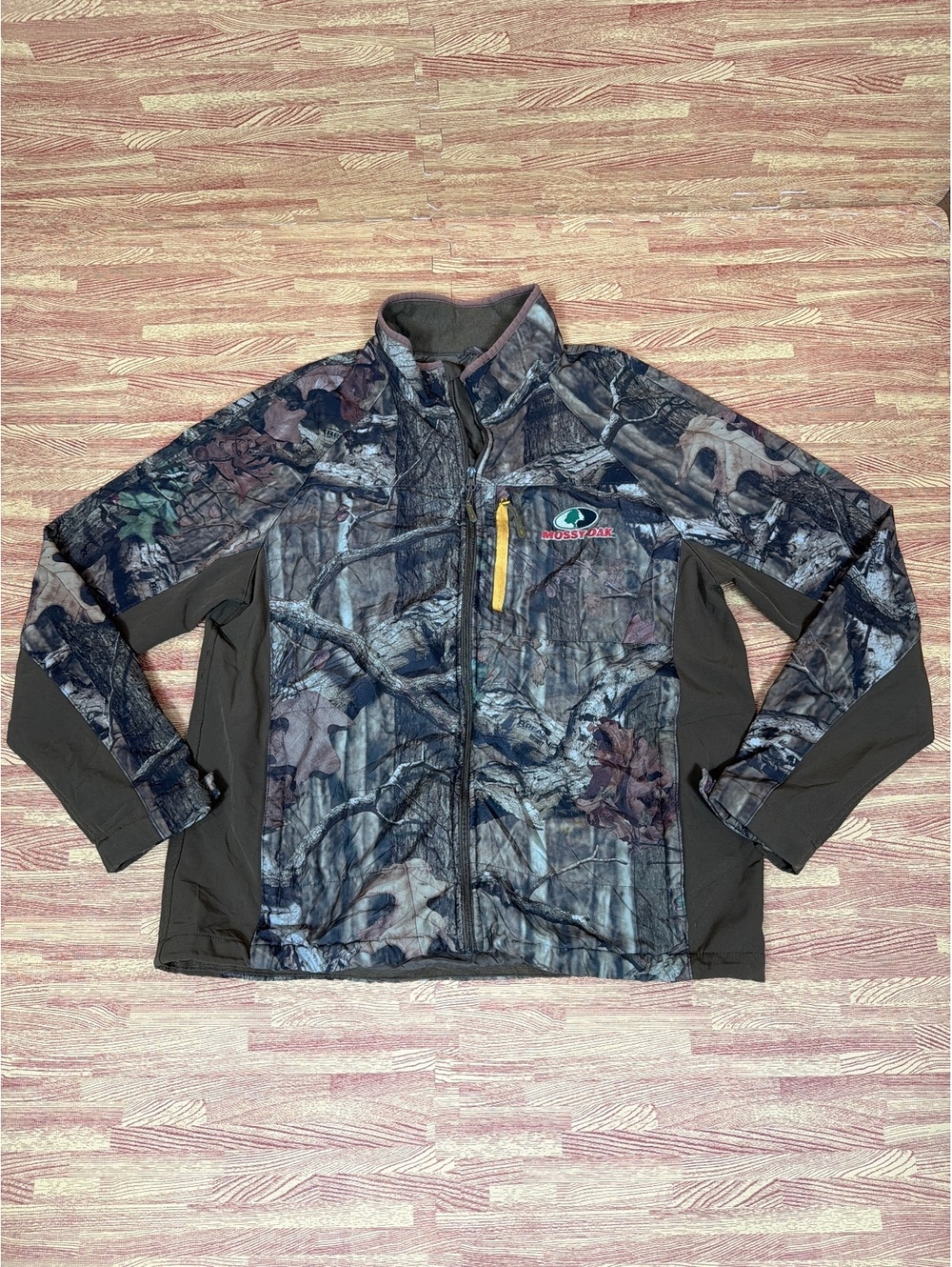 Mossy Oak Break-Up Infinity Camo Softshell Hybrid Hunting Jacket Men's Large